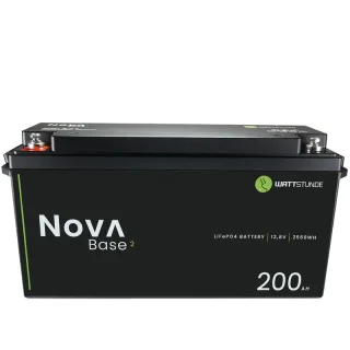 WATTSTUNDE NOVA Base² 200Ah LiFePO4 Batterie 12,8V 2560Wh