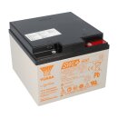Yuasa SWL+800 AGM Blei-Akku 12V 25Ah mit M5 Innengewinde