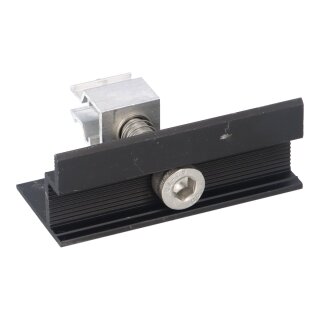 ALU Endklemme mit Klick-System und vormontierter M8-Schraube
