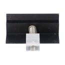 ALU Modulendklemme schwarz 30 mm mit Klick-System
