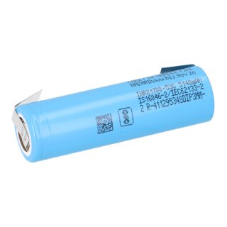 21700 Lithium-Ionen-Zelle 3,6V 15,9A mit U-förmigen Lötfahnen