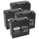 Akku-Satz 48V 25Ah für VELECO Turris & ZT15 |...