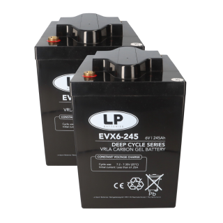 EVX6‑245 T11 6V 245Ah Deep‑Cycle AGM‑GEL – Frontansicht