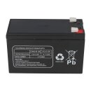 Multipower Lead-acid battery mp1236h Pb 12v 9Ah high current, Faston 6.3