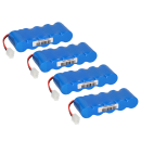 4x Akku für Somfy Roll-Lift D14 K8 K10 K12 6V...