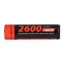 2x XCell Li-Ion 3,7V 2600mAh PCM Zelle 4/3 FA protected, for Flashlights 18650