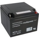 Multipower Blei Akku MP26-12C Pb 12V 26Ah Zyklenfest AGM