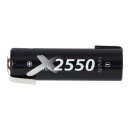 1x XCell Mignon Akku AA LSD Plus Ni-MH 1,2V 2550 mAh low self-discharge Lötfahne Z