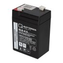 Q-Batteries 6LS-4.5 6 V 4,5 Ah AGM Bleiakku