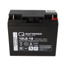 Q-Batteries 12LS-18 12 V 18 Ah AGM Bleiakku VdS G112005