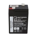 battery 6v 4.5ah 20hr 10hr 5hr compatible 5ah 4a + charger qb + a