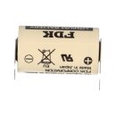 FDK Lithium 3V Batterie CR 14250SE-FT1 1/2AA - Zelle 2/1 pin ++/- Rastermaß: 7,5mm