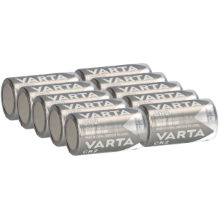 10x Varta Photobatterie CR2 Lithium 3V 920mAh 1er Blister Foto