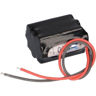 Akkupack 12V 800mAh NiMH Notleuchten 30cm NiMH1208P 3+4+3