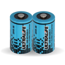 2x Ultralife Lithium 3,6V Batterie LS 14250 - 1/2 AA -...