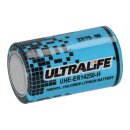 4x Ultralife Lithium 3.6v battery ls 14250 - 1/2 aa - uhe-er14250 Li-SOCl2 + box