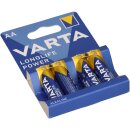 Varta 4906 Longlife Power AA Mignon 4-er Blister