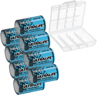 8x Ultralife Lithium 3,6V Batterie LS 14250 1/2 AA UHE-ER14250 Li-SOCl2 + Box