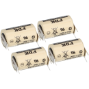 4x FDK Lithium 3V Batterie CR 14250SE-FT1 1/2AA - Zelle...