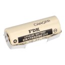 2x FDK Lithium 3V Batterie CR 17450SE A - Zelle U Lötfahne Temperaturbereich -40 - +85°C