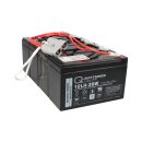 Replacement battery for APC-Back-UPS rbc12 ready-to-use...