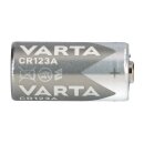 2x Varta Photobatterie CR123A Lithium 3V 1480mAh 1er Blister