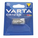 4x Varta photo battery cr123a lithium 3v 1480mAh 1 blister