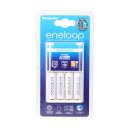 eneloop Standardladegerät BQ-CC51 inklusive 4x AA Akkus