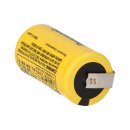 panasonic br c Lithium 3.0 Volt c 5000mAh Baby U solder tag