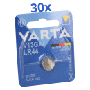 30x Varta Knopfzelle Electronics V 13 GA A76 LR 44 Alkaline 1,5 V 1er Blister