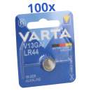 100x Varta Knopfzelle Electronics V 13 GA A76 LR 44...