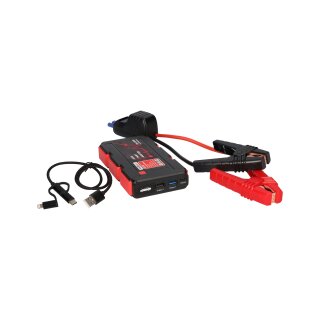 Kraftmax QC3000 Jumpstarter mit Powerbank- und Taschenlampenfunktion