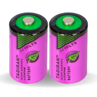 2x Tadiran Lithium 3,6V Batterie SL 750/S 1/2AA - Zelle 14250