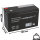 Multipower Blei-Akku MPC8-12 Pb 12V / 8Ah Zyklenfest, Faston 6,3