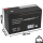 Multipower Lead-acid battery mp8-12c Pb 12v / 8Ah cycle-proof, Faston 6.3