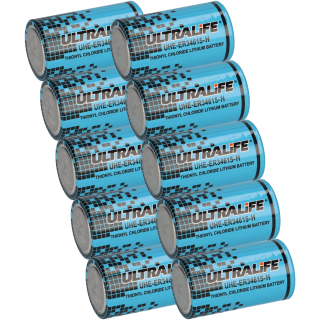 10x Ultralife UHE-ER34615 D Mono Rundzelle 3,6V 19000mAh LS 33600 34615