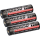 3x Kraftmax 18650 Pro Hochleistungsakku Li-Ion 3,6V 3400mAh inkl. Micro-USB Ladebuchse