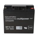 Set Q-Batteries bl 12-5 charger 5a + Multipower mp18-12...