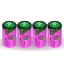 4x Tadiran Lithium 3,6V Batterie SL 750/S 1/2AA - Zelle...