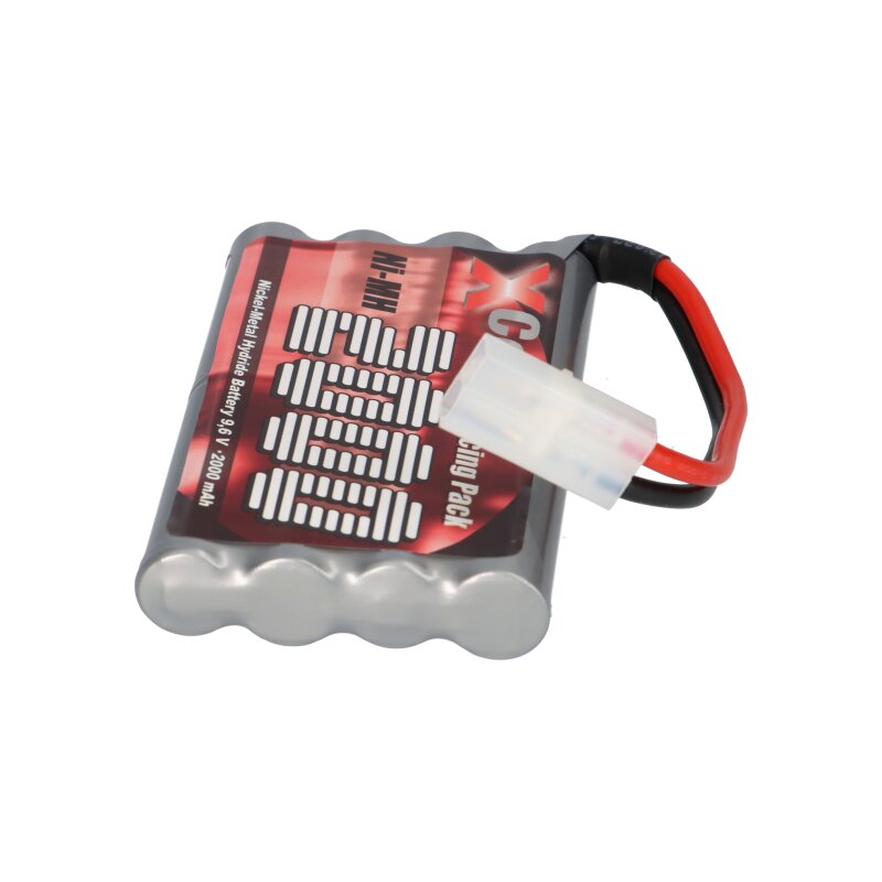 Kraftmax Batterie RC Racing Pack avec Prise Tamiya (9,6 V, 2200 mAh (Min 2000 mAh NiMH