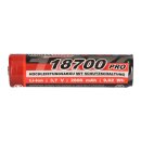 2x Kraftmax 18650 18700 Pro battery with pcb protection circuit - especially for led flashlights 3.7v 9.62 Wh