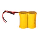 Notleuchten-Akku 2,4V 4,0Ah NiCd F1x2 D | F21NICD4000