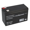 Replacement battery for Dell dl3000rmi3u brand battery 8x 12v 9Ah usv