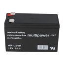 3x Multipower MP1236H 12V 9Ah AGM – passend für Best Power B610 1000VA