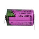 Tadiran Lithium 3.6v battery sl 750/pt 1/2aa - Cell 1/2...