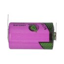 Tadiran Lithium 3,6V Batterie SL 750/PT 1/2AA - Zelle 1/2 Print +/- -