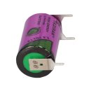 Tadiran Lithium 3.6v battery sl 750/pt 1/2aa - Cell 1/2 Print +/- -