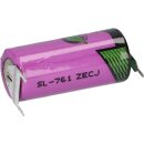 Tadiran Lithium 3,6V Batterie SL 761/PT 2/3AA - Zelle 1/2 pin