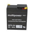 Multipower Blei-Akku MP9-6A Pb 6V / 9Ah