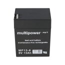 Multipower Lead battery mp13-6 Pb 6v / 13Ah